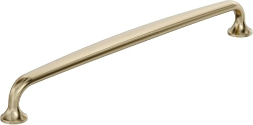 Amerock Renown 7-9/16 inch (192mm) Center-to-Center Golden Champagne Cabinet Pull, BP36986BBZ