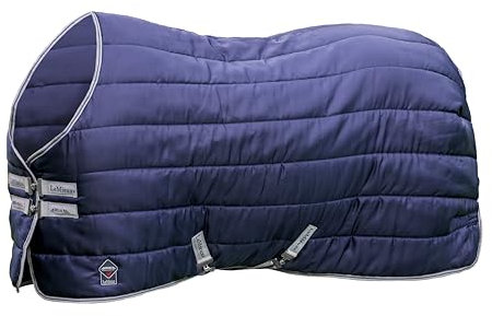 LeMieux Arika Stable-Tek 100g Blanket - Diamond Ripstop Outer - Breathable and Stain Repellent - Navy - 78
