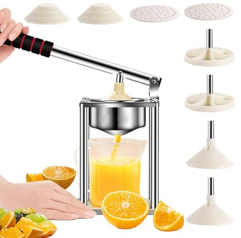 Juicer Manual - 30x24.8x13cm Citrus Juicer Hand Press For Orange | Lemon Squeezer Citrus Juicer Hand Press | Commercial Juice Wheatgrass Extractor Maker Orange Lime Presser For Home