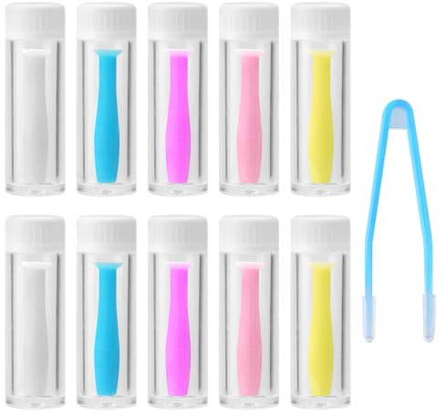 ZMDMAH 10 lenti a contatto con clip per lenti a contatto