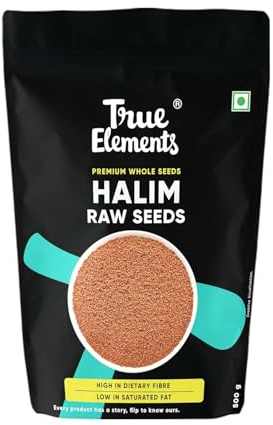 Halim Seeds 500g - Aliv Seeds | High in Fibre and Omega -3 | Garden Cress Seeds | Haleem Seeds | Seeds for Eating | Immunity Booster Superfood