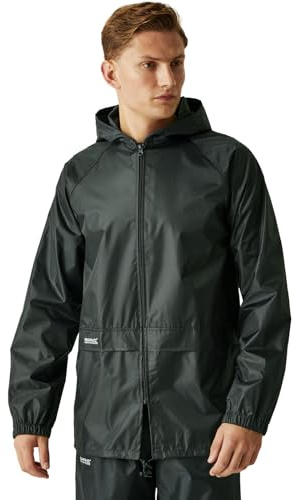 Regatta Uomo Giaca Impermeabile, Verde, Dark Olive, 3XL