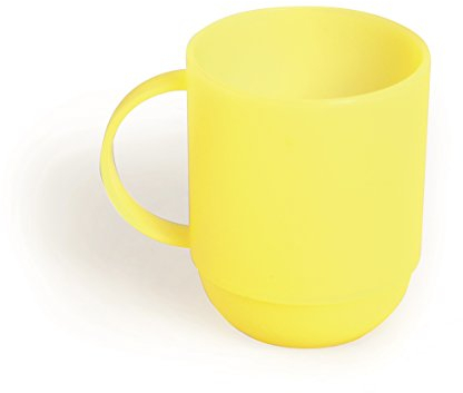 Excelsa Rainbow Mug 0.35 Litri, Giallo, 8x10x8 cm