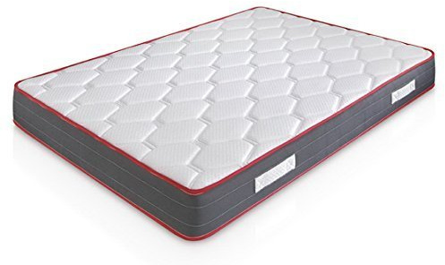 marcKonfort Matelas Ergo-Therapy 140x190 à mémoire de Forme | 18 cm Épaisseur | 2 cm de Mousse à mémoire de Forme de 65 kg/m3 | Foam AirSistem | Extrêmement Durable | Certification ISO 9001®