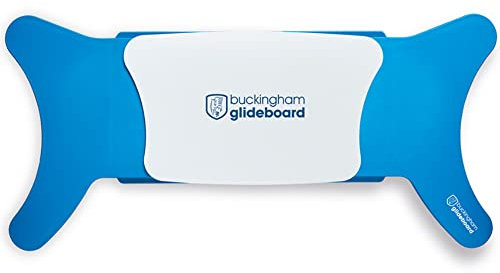 Buckingham Glideboard Transfer Board Wheelchair Accessories Mobility Aids Wheelchair Transfer Seat Disability Aids for Elderly and Disabled Mobility Aids Furniture Transfers Blue/White