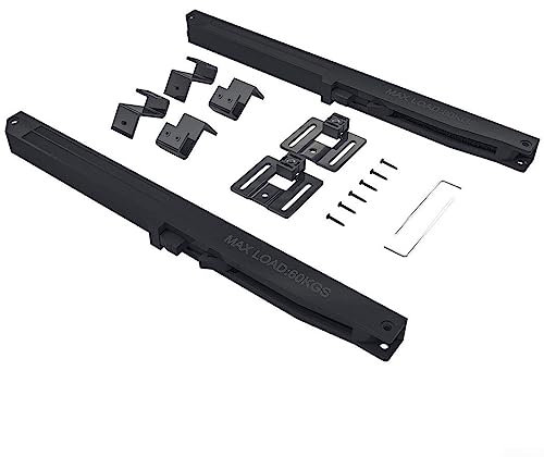 Kit di ferramenta per porta scorrevole, 2 pezzi, meccanismo di chiusura ammortizzata per porta scorrevole, meccanismo di chiusura ammortizzata senza punzonatura