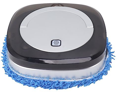 Robot Lavapavimenti Automatico Ad Alta Efficienza con Aspirapolvere per Serbatoio 'Acqua e Robot per la Pulizia del , App/Wi-Fi 2,4 Ghz/Alexa1600 Pa di Aspirazione (Argento)