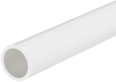 QUARKZMAN Tube Rigide en PVC Tube Rond 16mm ID 20mm OD 33cm de Long Blanc pour Manchon de Câble de Conduite d'Eau