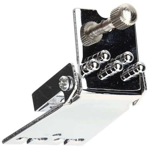 ERINGOGO 5-String Banjo Tailpiece Metal Replacement with Installation Kit Banjo Accessories for String Instruments Easy to Install and Clean