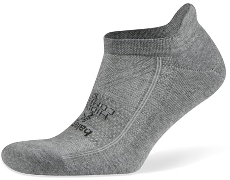 Balega Hidden Comfort Performance No Show Athletic Running Socks for Men and Women (1 Pair), Charcoal, Medium