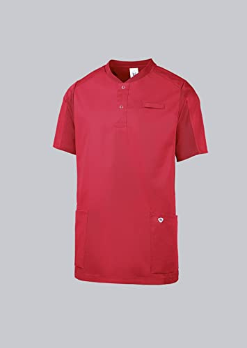 BP 1739-435-188-3XL Unisex Comfort-Tunika, 1/2 Ärmel, Piqué-Einsätze und Arm-Lift-System, 180,00 g/m² Stoffmischung, Koralle, 3XL