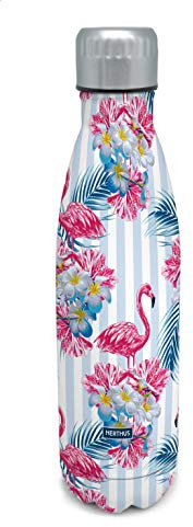 Nerthus FIH 512 Thermos a Doppia Parete per Freddo e Caldo. Disegno di fiamminghi, in Acciaio Inossidabile, 500 ml, Senza BPA, Tappo ermetico