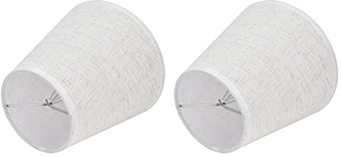 Pantalla Lampara Mesa,Tulipas Para Lamparas De Techo,Funda de lámpara de telaPaquete de 2 pantallas de lámpara Pantalla Lampara Techo Tulipas Para Lamparas De Mesilla para oficina