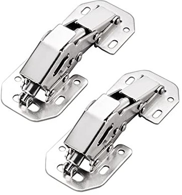 Qrity 2 charnières à visser avec ressort, charnières hydrauliques