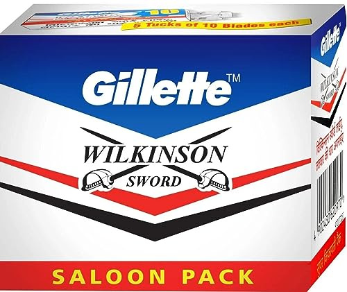 Gillette Wilkinson Sword Rasierklingen, 50 Stück