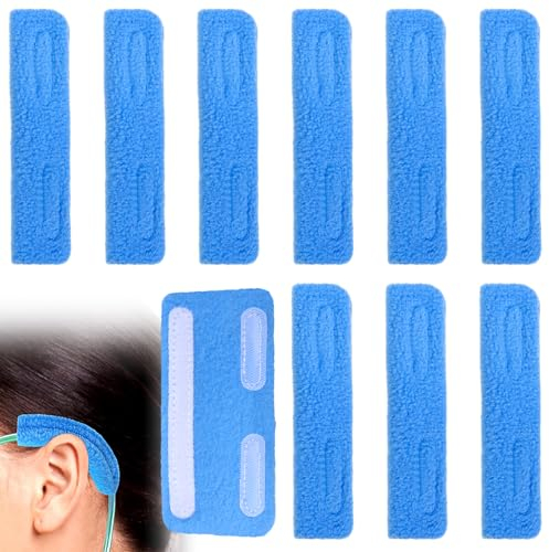 Nasenkanülen Ohrkissen Sauerstoffschlauch Ohrpolster 10 Stück Sauerstoffkanüle Gesicht Nasenkanüle Ohrpolster Ohrschutzpolster für Nasenbrille Atemtherapie Inhalationsgeräte Zubehör