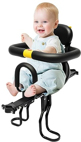 YNAADYH Siège de vélo pour enfant - Siège de vélo pour enfant - Siège de sécurité avant - Support avant - Siège de vélo pour bébé - 30 kg - Siège enfant de vélo avant