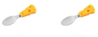 2 Set Cheese Spoon Butter Scoop Household Accessories Long-Lasting Practical Kitchen Tool Utensils Slicers Multifunctional Flat Spoons