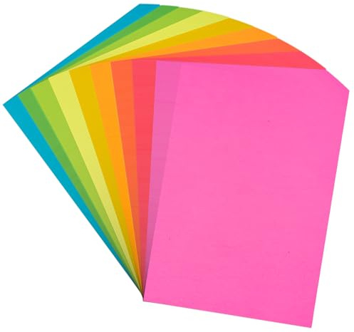 A4 Coloured Origami Paper, 180 Sheets 90 GSM Coloured Paper, 9 Bright Colours A4 Printing Paper, Craft Paper for Cutting DIY,Art Crafts,Students,Games,Office (21x29.7 cm)
