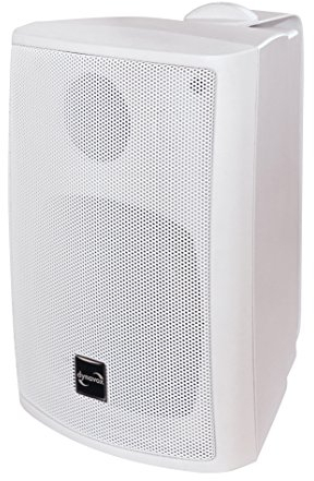 Dynavox PB402 HiFi Box mit Wandhalterung, kompakter 3-Wege Lautsprecher, Weiss