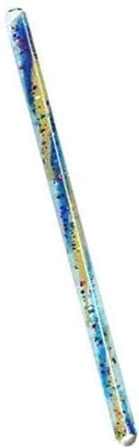 Magic Glitter Wand - Spiral Wonder Wand Tube Stick (Blue/Gold, 11 Inch)