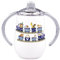 GRAZDesign Trinklernbecher mit Griff mit Namen, Kleinkinder Baby Jungen, Zug mit Tieren, auslaufsicher aus Edelstahl, BPA-frei, 300ml