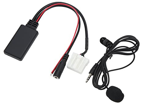 150cm Car Bluetooth5.0 Módulo Inalámbrico AUX IN Adaptador Manos Libres Reemplazo de Micrófono para Mazda 2 3 5 6 Vehículo Inalámbrico Audio Teléfono Celular Kits de Coche Car Bluetooth Kit