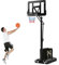 GYMAX Basketballständer 245-305 cm höhenverstellbar, tragbarer Basketballkorb mit Ständer, Mobile Basketballanlage mit Rollen