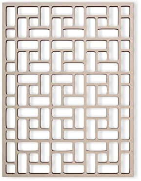 Jess and Jessica Brick Rose Lattice Wood Panels 24 Inches Made in USA – Unfinished MDF Wood Wall Decor for Privacy Screens & Trellis, Decorative Lattice Panels for Outside, Indoor or Patio Wall Accent