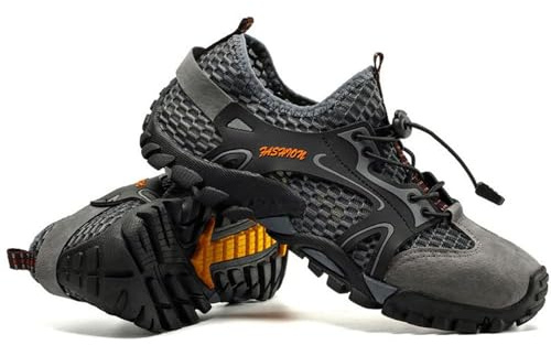 Zapatillas de Trekking Hombre de Trail Running Escarpines Zapatos de Agua Secado Rápido Antideslizante Verano Sandalias Deportivas Playa Zapatos Casuales Transpirable Zapatilla de Senderismo,38-50 EU