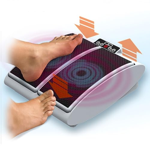 CISERMOTION: Stegsimulator, fot-/benmassage och termoterapi. Koppla av + motion: flytta benen som när du går. Fjärrkontroll. Bärbar