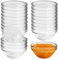 Lot de 20 bols à sauce, diamètre : 7,5 cm, petits, en verre, 75 ml, bols à dessert, petits bols en verre, pour lave-vaisselle et micro-ondes, ingrédients de cuisine, confitures, sauces