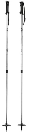 Leichte Aluminium-Skistöcke for den alpinen Skisport(Silver)