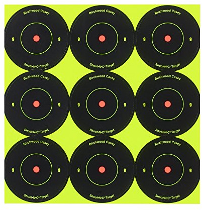 BIRCHWOOD CASEY SHOOT-N-C 2 Bull's-Eye Targets, 108 Count, Round, Brand: Birchwood Casey