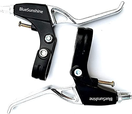 WIROJ BlueSunshine 1 Pair Universal Full Aluminum Alloy Bicycle Brake Handle Mountain Road Bike Brake Lever 2.2cm Diameter