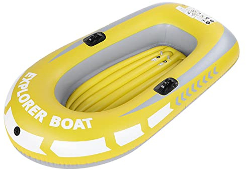 K2 Kayak, 2-Person Inflatable Kayak Infaltable Boat, PVC Inflatable Kayak Canoe 2 Person Rowing Air Boat for Fishing Drifting Diving