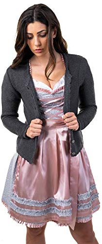 CHAQUETA – Chaqueta tradicional para mujer en blanco (Original Trachtl), gris, 36