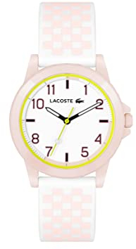 Lacoste Analog Quarzuhr Unisex für Jungen mit Silikonarmband