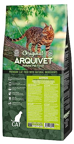 Arquivet- Cibo originale per gatti - Kitten - Cibo per gattini - Pollo e riso - 1,5 Kg