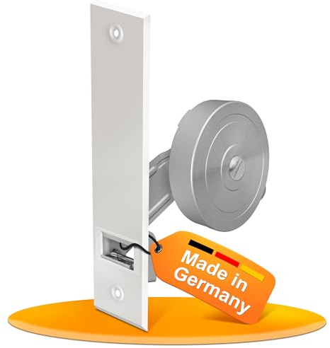 MEISTERBAU - Rolladen Gurtwickler Unterputz [Made in Germany]- Rollladen Aufwickler mit Abdeckung - Rollo Gurtwickler für Rolladengurt 23mm[ohne Gurt]