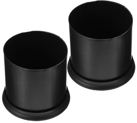 Yardenfun 2 Portaescobillas para Inodoro, Accesorios De Baño, Portaescobillas Compacto De Plástico, Diseño De Copa Antisalpicaduras para Limpieza Profunda, Fondo Redondo Estable.