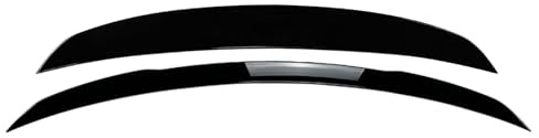 Alerón trasero para maletero + alerón de techo trasero para Mercedes-Benz Clase CLA X118 CLA200 260 CLA35 CLA45 AMG 2019-2023 negro brillante aspecto de fibra de carbono