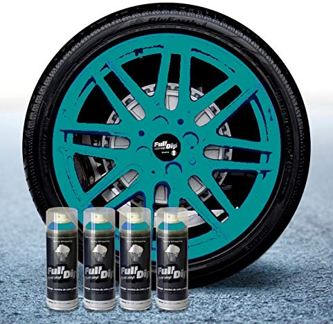 Sophisticauto 4 stycken full dip blå kingsley matt 400 ml