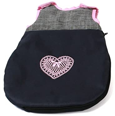 Bayer Chic 2000-Sac de Couchage Bola pour poupée-Mélange Gris et Bleu Marine, 794 26