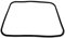 DL-pro Door Seal with 4 Hooks for AEG Electrolux Zanussi 357725202/0 3577252020, Rubber Seal Gasket for Oven Door