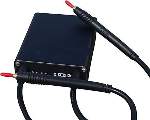 Portable Spot Welder 9 Gears Adjustable Mini Spot Welder Machine Handheld for DIY Spot Welding Machine with Quick Release Pens & Nickel Strip & USB Charging Cable for Battery Spot Welding Tool