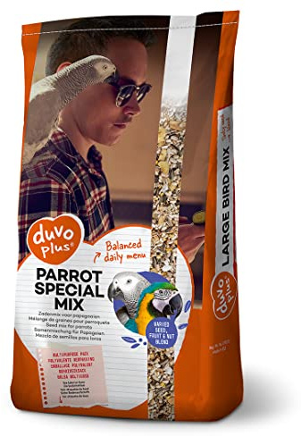 duvoplus, Perroquet Spécial Mix 12,5 kg, Nourriture pour Oiseaux