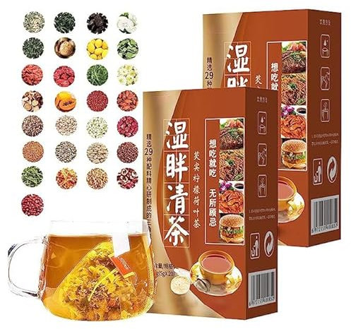 Té for el cuidado del hígado de 2 sabores, té for el cuidado del hígado de 29 sabores, té adelgazante for eliminar la humedad