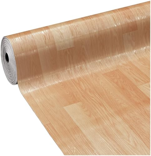 Pavimento Pvc Rivestimento Rotolo Vinile 31 Misure Design Legno Naturale Listelli 100x200 Cm Dis_F
