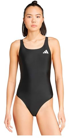 adidas Mujer V-Back Swimsuit, Black, 38